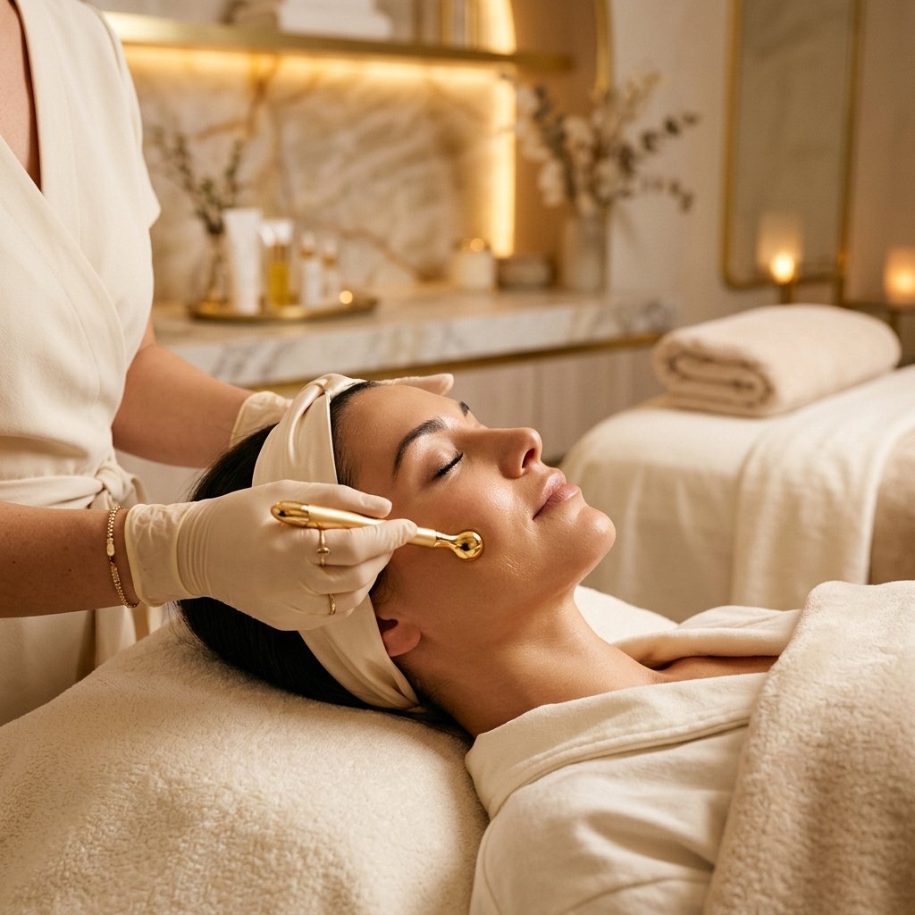 LIVIA Luxe membership — spa facial treatment