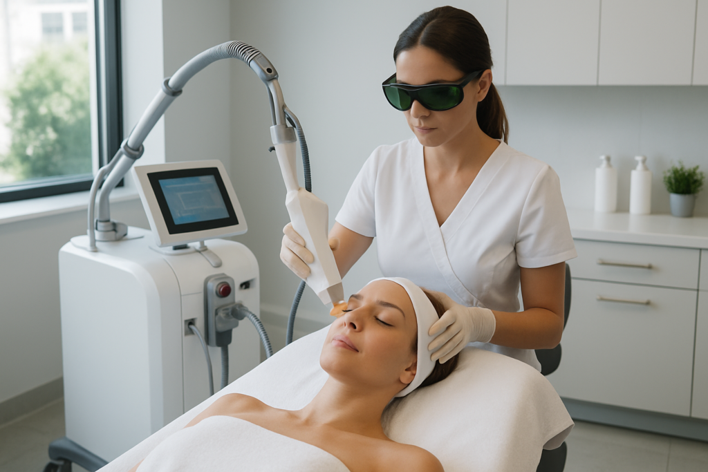 medspa laser treatment for hyperpigmentation and sun damage in tampa florida aesthetic skincare